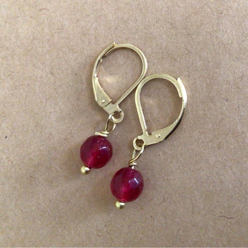 New Ruby Sundance Charm Earrings - Picture 11 of 11